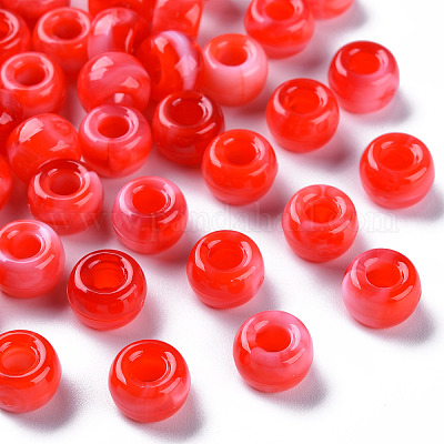 Acryl europäischen Perlen&nbsp;MACR-S375-002A-M-1