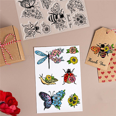 Wholesale CRASPIRE Butterfly Clear Stamps for Card Making Decoration  Scrapbooking Supplies 