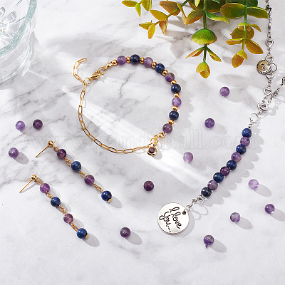 Natürlichen Amethyst Perlen&nbsp;G-OC0003-82A-1