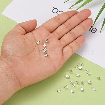Ohrring Zubehör 925 Ohrstecker aus Sterlingsilber&nbsp;STER-F015-02-1