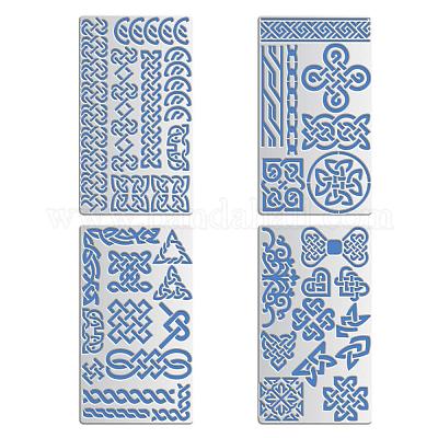 4x7 Inch Wood Burning Alphabet Metal Stencils for Wood carving, Drawings  and Woodburning, Engraving and Scrapbooking Project