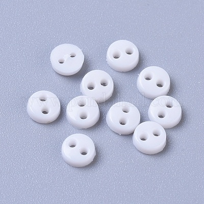 Pequeño botón de nylon&nbsp;X-BUTT-WH0014-28K-1