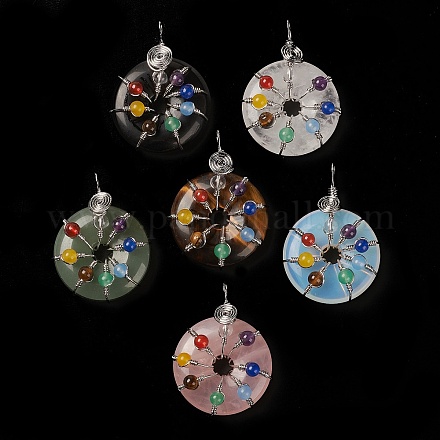 Natural & Synthetic Gemstone Pendants G-A031-01P-1