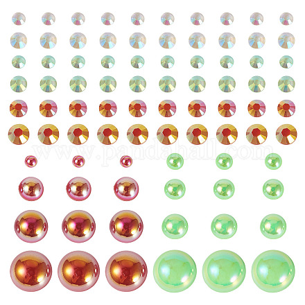 Cabochon in plastica abs semicircolari&nbsp;FIND-TAC0038-08A-1