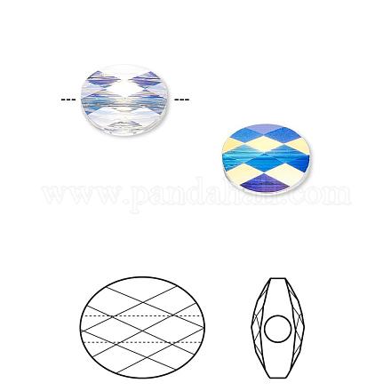 Abalorios de cristal austriaco 5051-10x8-101(U)-1