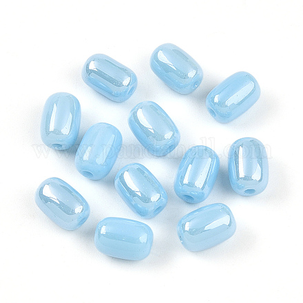 Непрозрачные стеклянные бусы GLAA-Z012-01J-1