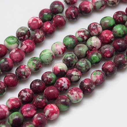 Synthetic Fossil Beads Strands G-L028-8mm-01-1