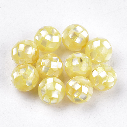 Perles en résine X-SSHEL-T007-10mm-01-1