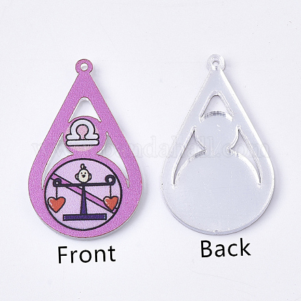 Pendentifs acryliques X-OACR-S035-16F-1