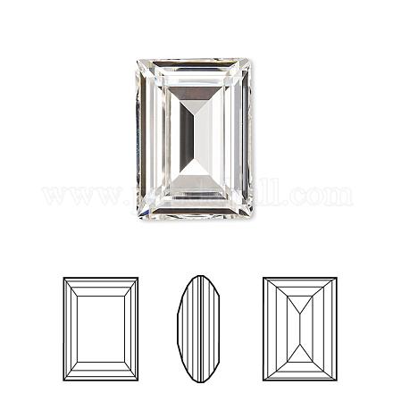 Austrian Crystal Rhinestone Cabochons 4527-8x6-001(F)-1