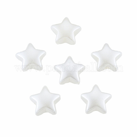 Perles d'imitation perles en plastique ABS X-OACR-T018-07-1