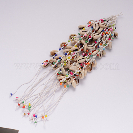 Waxed Cotton Cord Bracelet Makings MAK-I004-01E-1