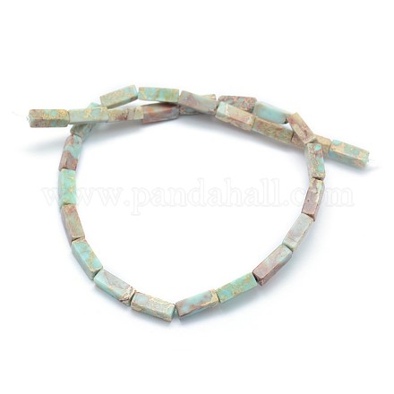 Brins de perles de jaspe impérial naturel X-G-P391-A01-1