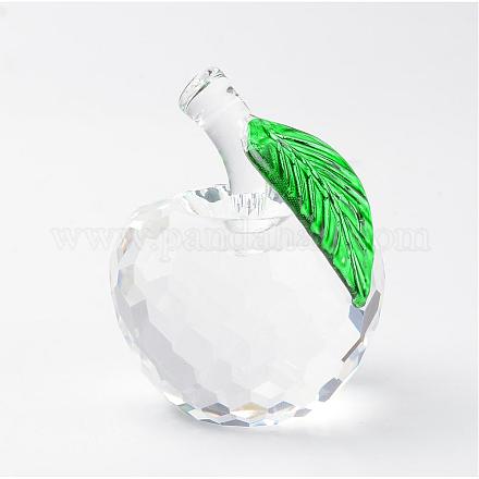 Apple Glass Decorations DJEW-K002-A05-1
