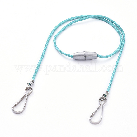 Polyester & Spandex Cord Ropes Eyeglasses Chains AJEW-EH00057-01-1