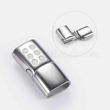 304 Stainless Steel Magnetic Clasps STAS-G163-41A-1