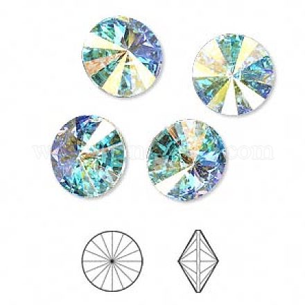 Cabujones de Diamante de imitación cristal austriaco 1122-18mm-F101-1