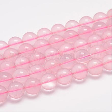 Natural Rose Quartz Beads Strands G-F306-08A-12mm-1