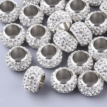 Abalorios de Diamante de imitación de arcilla polímero RB-S055-14-1
