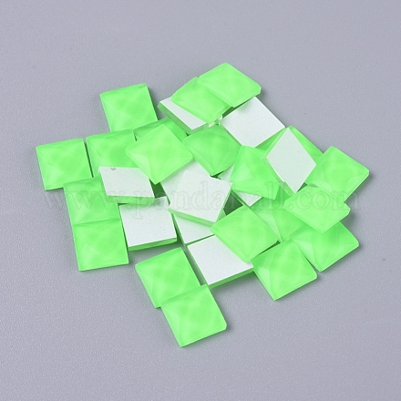 Faceted Glass Cabochons DIY-WH0121-46J-1