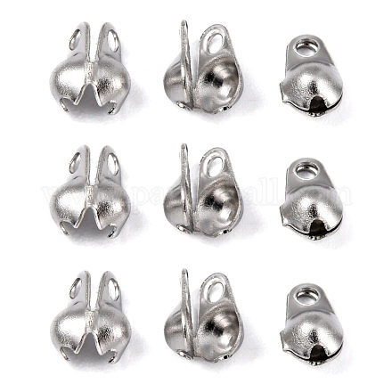 304 Stainless Steel Bead Tips X-STAS-R063-21-1
