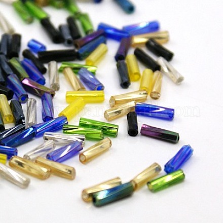Glass Twist Bugles Seed Beads TTSDB6MM-M-1
