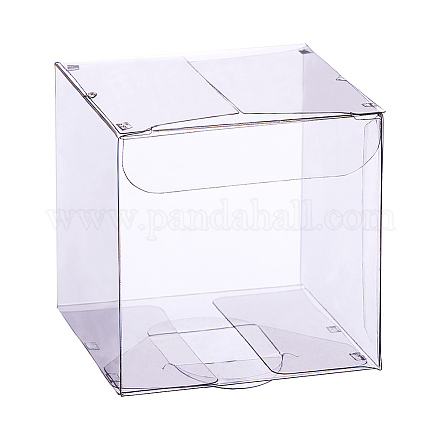 Benecreat 60 упаковка прозрачная пластиковая коробка для подарков на день Святого Валентина и конфет для свадебной вечеринки CON-BC0004-44-1