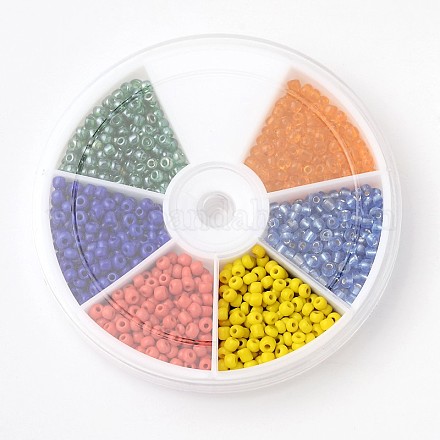 Perles rondes de semences SEED-X0038-06-3mm-B-1
