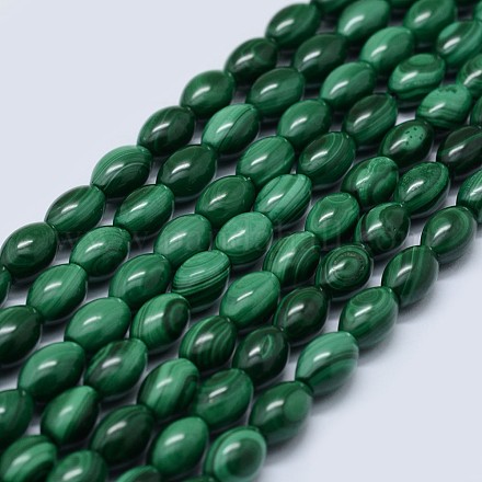 Chapelets de perles en malachite naturelle G-F571-21-C-1