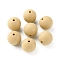 Food Grade Eco-Friendly Silicone Focal Beads, Round, BurlyWood, 15mm, Hole: 2mm