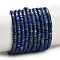 Natural Lapis Lazuli Beads Strands, Disc, Heishi Beads, 4~4.5x2~2.5mm, Hole: 0.6mm, about 163pcs/strand, 14.96 inch(38cm)