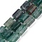 Natural Fluorite Beads Strands, Faceted, Column, 16x12mm, Hole: 1.5mm, about 21pcs/strand, 16.34''(41.5cm)
