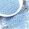 MIYUKI Round Rocailles Beads, Japanese Seed Beads, 11/0, (RR433) Opaque Turquoise Blue Luster, 11/0, 2x1.3mm, Hole: 0.8mm, about 5500pcs/50g