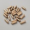 Brass Brooch Findings, Pin Cap, with Rubber Inside, Column, Golden, 11.5x3.5mm, Hole: 0.6mm