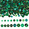 Flat Round Resin Buttons, Mixed Size, Medium Sea Green, 7~25mm