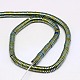 Electroplate non magnetici ematite sintetico fili di perline G-J164A-2mm-08-2
