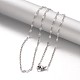 304 Stainless Steel Chain Necklaces NJEW-F195-41-P-2