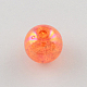 Bubblegum AB Color Transparent Crackle Acrylic Round Beads CACR-R011-12mm-14-2
