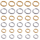 Beebeecraft 600 pièces 6 styles 304 anneaux fendus en acier inoxydable STAS-BBC0002-87-1