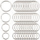Nbeads 80 pz 4 anelli chiave in ferro diviso in stile IFIN-NB0001-47-1