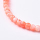 Collane di perle di vetro verniciate a spruzzo NJEW-JN02569-05-2