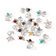 Fashewelry 16 шт. 8 стиля натуральные и синтетические смешанные драгоценные камни ab цвет акриловые подвески G-FW0001-37-3