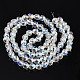 Transparent Glass Beads Strands X-EGLA-T008-14A-02-2