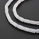 Hebras de perlas de vidrio esmerilado electrochapadas EGLA-T008-026-A01-4