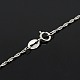 Trendy Unisex Sterling Silver Twisted Chain Necklaces STER-M034-B-18-3