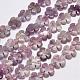 Natural Lilac Jade Beads Strands G-K126-T01-1