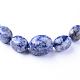 Collane di perle graduate con diaspro blu spot NIEW-F118-A05-2