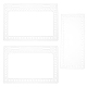 Chgcraft 3pcs / set Acrylkorbboden 7 × 5 × 0.2 Zoll Rechteckbodenbeutel Acrylbasis für DIY-Korbwebereibedarf Handwerk Kreation Heimtextilien DIY-WH0166-57-1