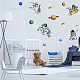 塩ビウォールステッカー  壁飾り用  宇宙のテーマ模様  390x900mm  2個/セット DIY-WH0228-349-3