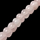 Natürlichen Rosenquarz Perlen Stränge G-K335-02I-3